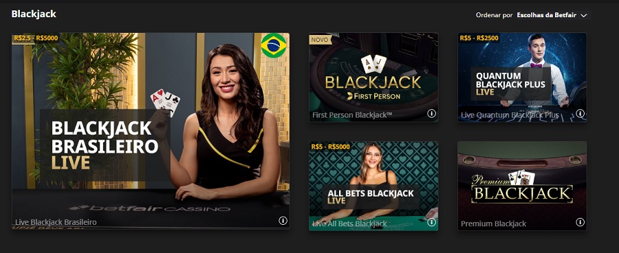 Blackjack na Betfair Brasil Blackjack na Betfair Brasil
